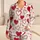Crimson And Wine Red Valentine Hearts for Romantic Date Night Gifts for Women Satin Pajamas Set - 1