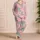 Kawaii Baby Dinosaur Hearts For Cozy Bedtime Sleepover Gifts For Young Dino Lovers Satin Pajamas Set - 4