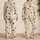 Vintage Bumblebee And Wildflower Meadow Garden For Relaxed Spring Summer Living Women Satin Pajamas Set - 2