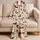Dachshund Heart Balloon And Tulip Motifs For Valentine Lounge Lovers And Dog Moms Satin Pajamas Set - 5