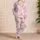 White Kittens And Raspberry Pink Bows For Sweet Cozy Lounge Days And Cat Lover Gifts Satin Pajamas Set - 4