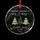 Our First Christmas As Mr & Mrs Personalized Glass Ornament For Newlyweds, Custom Name & Date Wedding Gift Idea - 7