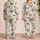 Vintage Butterfly Entomology Motif For Relaxed Lounging And Sleepwear Satin Pajamas Set - 2