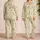 Watercolor Easter Bunnies Chicks And Floral Eggs For Spring Family Celebrations And Gifting Satin Pajamas Set - 2