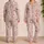 White Leopard Cherry Blossom Blush Botanical Loungewear Gift for Women and Teens Satin Pajamas Set - 2