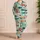 Colorful Folk Fish Motif for Coastal Lounging, Relaxed Bedtime and Ocean Lover Gifts Satin Pajamas Set - 4
