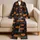 Vintage Pumpkins And Spiderwebs For Halloween Sleepovers And Cozy Fall Nights Women Satin Pajamas Set - 5