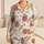 Hand Drawn Apple Pencil ABC 123 Classroom Motifs for Cozy School Nights Teachers Satin Pajamas Set - 1