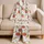 Hand Drawn Apple Pencil ABC 123 Classroom Motifs for Cozy School Nights Teachers Satin Pajamas Set - 5