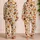Thanksgiving Turkey Pumpkin Pie Autumn Harvest Cozy Sleepwear Gift for Women Satin Pajamas Set - 2