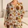 Thanksgiving Turkey Pumpkin Pie Autumn Harvest Cozy Sleepwear Gift for Women Satin Pajamas Set - 1