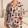Burgundy Geometric Boho Blocks for Relaxed Lounge Nights and Creative Home Living Satin Pajamas Set - 1