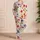 Watercolor Pansy And Poppy Garden Florals For Summer Lounging And Sleepwear Lovers Satin Pajamas Set - 4