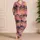 Pink Starry Countryside Village Nightscape For Cozy Evening Relaxation And Art Lovers Satin Pajamas Set - 4