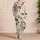 Watercolor Hedgehogs And Pinecones For Cozy Woodland Lounging At Home For Nature Lovers Satin Pajamas Set - 4