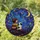 Boy and Dog Under Starry Night Glass Wall Decor for Nursery and Friendship Gifts Stained Glass Suncatcher - 1