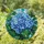 Blue Hydrangea Stained Glass Window Hanging for Cottage Garden Decor and Flower Lovers Stained Glass Suncatcher - 1