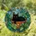 Black Cat in Stained Glass Planter for Cat Lovers Cozy Home Wall Decor Gift Idea Stained Glass Suncatcher - 1