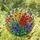 Wildflower Bouquet Cottage Decor Gift For Mom, Mother's Day, Garden Home Accent Piece Stained Glass Suncatcher - 1