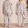 Blush Pink And Lavender Wildflowers For Relaxed Spring Lounging And Gift Giving Satin Pajamas Set - 2