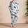 Blue Sea Turtle Nautical Loungewear for Coastal Getaways and Ocean Wildlife Lovers Satin Pajamas Set - 4