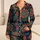 Jewel Tone Botanical Mandalas For Relaxed Evenings And Colorful At-Home Lounge Style Satin Pajamas Set - 1