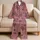Whimsical Space Cat Astronauts For Cozy Bedtime, Lounging And Relaxing Nights For Women Satin Pajamas Set - 5