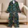 Colorful Prehistoric Dinosaur Scatter For Playful Bedtime And Lounging For Dino Fans Satin Pajamas Set - 5