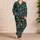 Colorful Prehistoric Dinosaur Scatter For Playful Bedtime And Lounging For Dino Fans Satin Pajamas Set - 4
