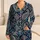 Bohemian Paisley Floral Midnight Navy Sleepwear For Relaxing Nights And Travel Home Satin Pajamas Set - 1
