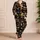 Sleepy Giraffe Sup Motifs for Couples Valentine’s Day Lounging and Safari Fans Satin Pajamas Set - 4