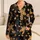 Sleepy Giraffe Sup Motifs for Couples Valentine’s Day Lounging and Safari Fans Satin Pajamas Set - 1