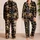Sleepy Giraffe Sup Motifs for Couples Valentine’s Day Lounging and Safari Fans Satin Pajamas Set - 2