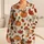Autumn Pumpkin Mushroom And Leaf Motifs for Cozy Fall Nights and Weekend Lounging Satin Pajamas Set - 1