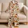 Autumn Pumpkin Mushroom And Leaf Motifs for Cozy Fall Nights and Weekend Lounging Satin Pajamas Set - 5