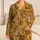 Golden Leopard Heads And Rosettes For Relaxing Evenings And Wildcat Lovers Gift Idea Satin Pajamas Set - 1