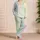 Pastel Rainbow Polka Dots For Cheerful Boho Summer Lounging Women Satin Pajamas Set - 4