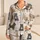Colorful Bully Breed Dogs With Paw Prints For Cozy Dog Mom Home Lounging And Gifting Satin Pajamas Set - 1