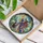 Witch And Black Cat Crescent Moon Halloween Decor For Gothic Home And Fall Gift Lovers Stained Glass Suncatcher - 4