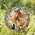 Autumn Witch and Black Cat for Halloween Window Decor, Cozy Seasonal Homes and Gifts Stained Glass Suncatcher - 1