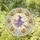 Playful Witch Flying By The Pumpkin Moon Surrounded By Jack O Lanterns Halloween Stained Glass Suncatcher - 1