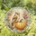 Majestic Owl Perched Beside Pumpkin Amid Warm Autumn Leaves for Rustic Harvest Decor Stained Glass Suncatcher - 1