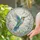 Hummingbird in Flight for Serene Nature Inspired Home Garden and Living Accents Stained Glass Suncatcher - 2