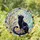 Celestial Black Cat Moon Gift for Witchy Home Decor, Birthday and Housewarming Cat Fans Stained Glass Suncatcher - 1