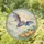 Graceful Bat Gliding Before Full Moon With Pumpkins For Halloween Decor Stained Glass Suncatcher - 1