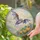 Graceful Bat Gliding Before Full Moon With Pumpkins For Halloween Decor Stained Glass Suncatcher - 2