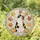 Charming Calico Cat with Autumn Pumpkins Cozy Fall Scene for Thanksgiving Decor Stained Glass Suncatcher - 1