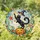 Black Cat Halloween Scene With Ghost Pumpkin For Cat Lover Autumn Home Decor Gift Stained Glass Suncatcher - 1