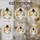 Four Costumed Cats Vampire Ghost Clown Halloween Circle Decor Stained Glass Suncatcher - 5
