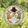 Four Costumed Cats Vampire Ghost Clown Halloween Circle Decor Stained Glass Suncatcher - 1